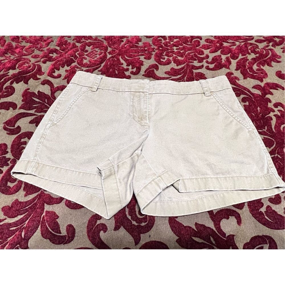J. Crew Khaki Chino Shorts Size 4